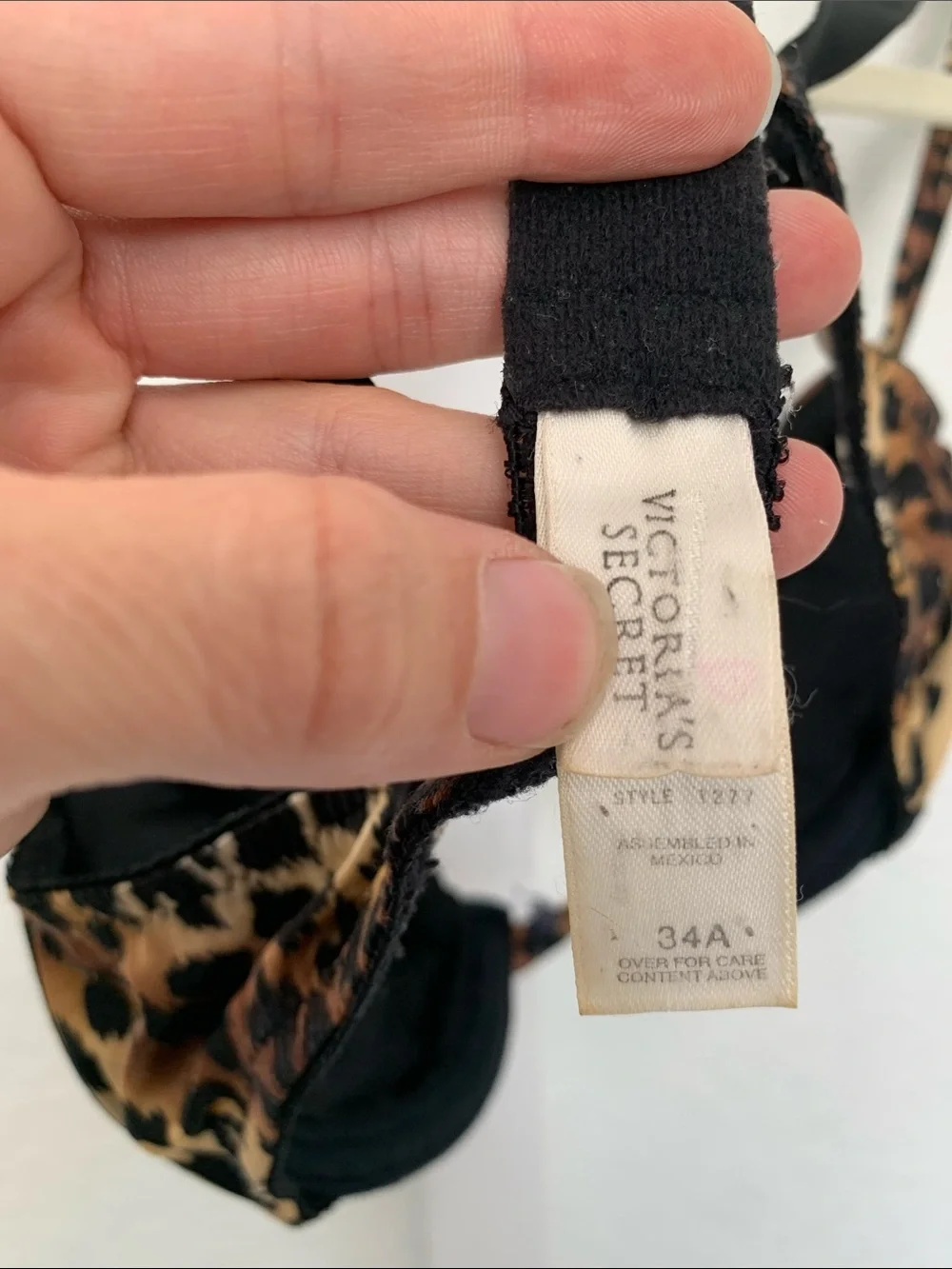 Y2K Victoria’s Secret Leopard Print Underwire Bra